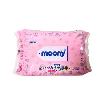 Moony Baby Wet Wipes Sensitive drėgnos servetėlės jautriai odai 60vnt. 