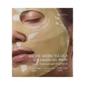 Nacific Green Tea Cica Collagen Gel Mask raminanti hidrogelio veido kaukė