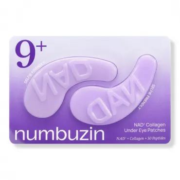 Numbuzin No.9 NAD+ Collagen Under Eye Patches hidrogelio paakių kaukės (1 pora)