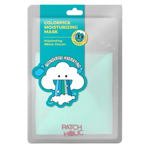 PATCH HOLIC Colorpick Moisturizing Mask drėkinanti lakštinė veido kaukė