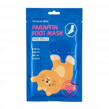 PRESENT SKIN Paraffin Foot Moisture Mask drėkinanti ir minkštinanti pėdų kaukė