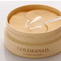 Petitfee Gold & Snail Hydrogel Eye Patch paakių pagalvėlės su auksu ir sraigių mucinu 