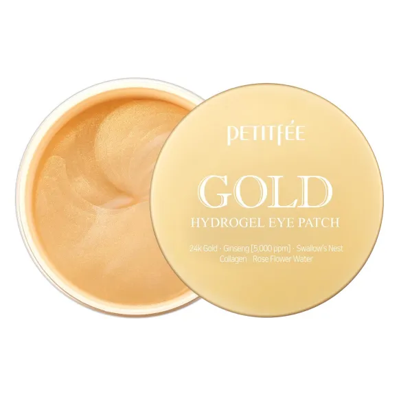 Petitfee Gold 24K Hydrogel Eye Patch paakių pagalvėlės su 24K auksu
