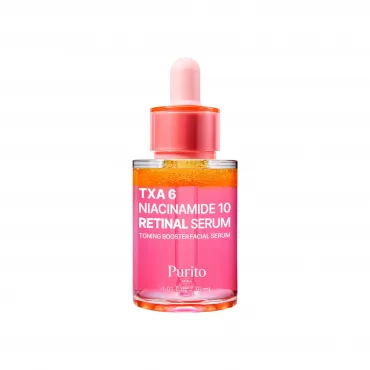 PURITO TXA 6 Niacinamide 10 Retinal Serum veido serumas su niacinamidu ir retinaliu