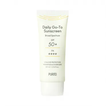 PURITO Daily Go-to Sunscreen  apsauginis kremas nuo saulės SPF 50+ PA++++