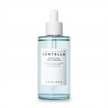 SKIN1004 Madagascar Hyalu-Cica First Ampoule drėkinanti ampulė su centele ir hialurono rūgštimi 100ml