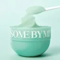SOME BY MI Spirulina PDRN Soothing Sherbet Mask raminanti veido kaukė su spirulina