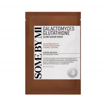 SOME BY MI Galactomyces Glutathione Glow Serum Mask lakštinė veido kaukė su galactomyces