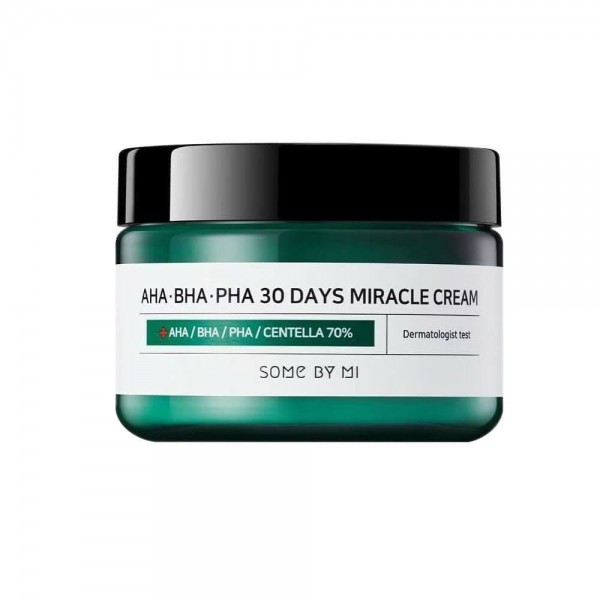 SOME BY MI AHA BHA PHA 30 Days Miracle Cream veido kremas probleminei odai