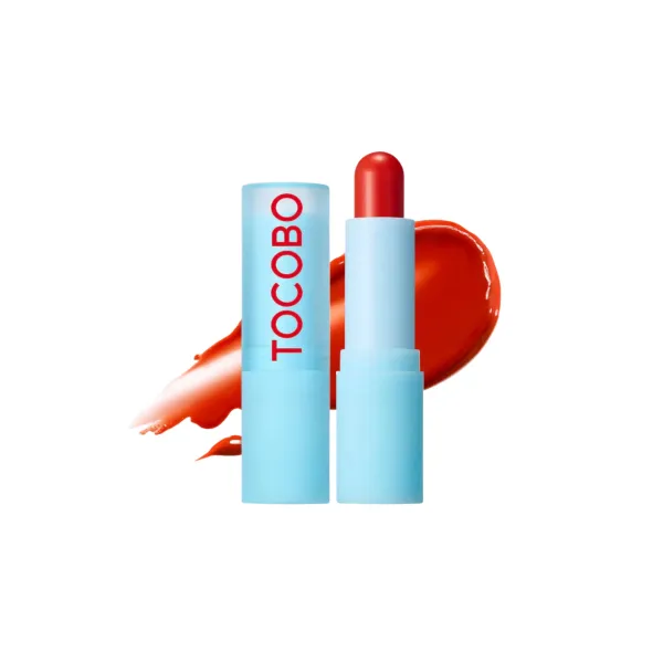 TOCOBO Glass Tinted Lip Balm (013 Tangerine Red) lūpų balzamas