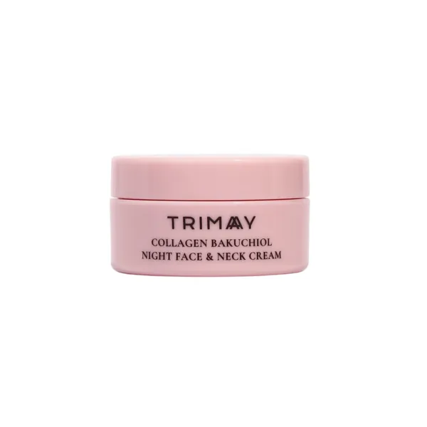 TRIMAY Collagen Bakuchiol Night Face&Bright Cream naktinis veido ir kaklo kremas su bakučioliu mini