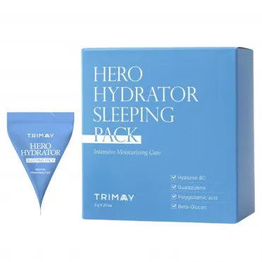 Trimay Hero Hydrator Sleeping Pack drėkinanti naktinė veido kaukė 20vnt