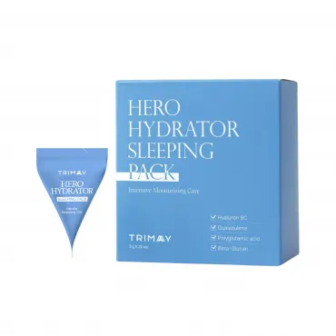 Trimay Hero Hydrator Sleeping Pack drėkinanti naktinė veido kaukė 20vnt