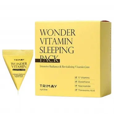 Trimay Wonder Vitamin Sleeping Pack atstatanti naktinė veido kaukė 20vnt