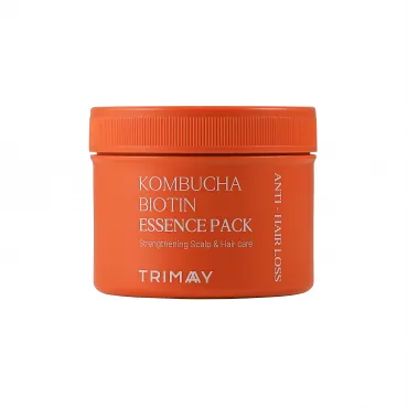 TRIMAY Kombucha Biotin Anti-Hair Loss Essence Pack stiprinamoji plaukų kaukė - esencija su kombucha