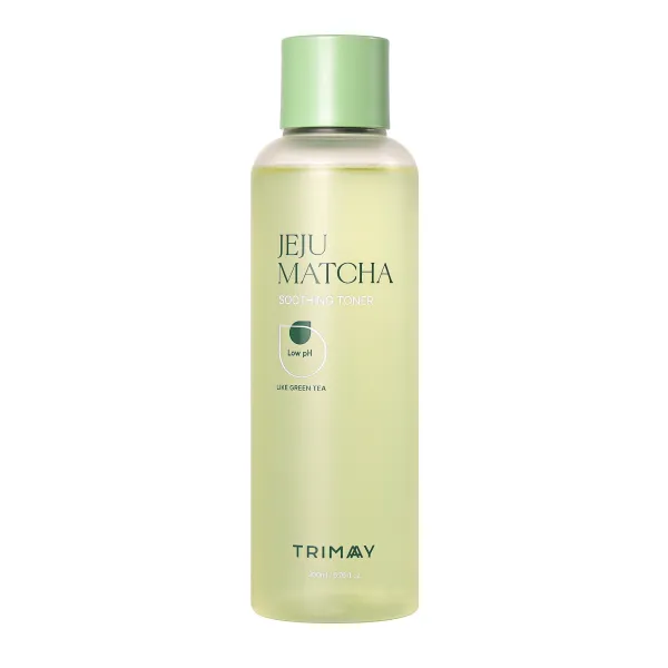 Trimay Jeju Matcha Low pH Soothing Toner veido toneris su matcha