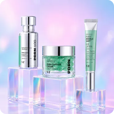 VT Cosmetics odos švytėjimo rinkinys su PDRN