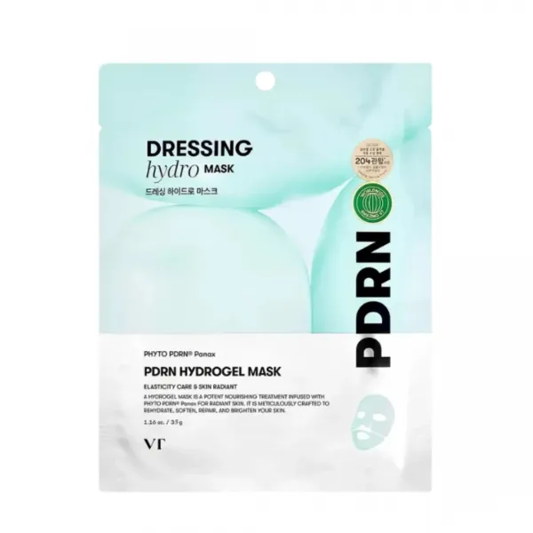 VT Cosmetics PDRN Hydrogel Mask stangrinamoji hidrogelio veido kaukė su PDRN