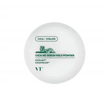 VT Cosmetics Cica No Sebum Mild Powder bespalvė mineralinė pudra
