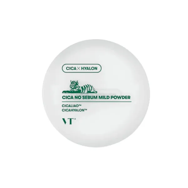VT Cosmetics Cica No Sebum Mild Powder bespalvė mineralinė pudra