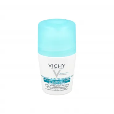 VICHY Intense Roll-On Anti-Transpirante 48h nepaliekantis žymių rutulinis antiperspirantas