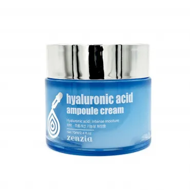 Zenzia Hyaluronic Acid Ampoule Cream veido kremas su hialuronu