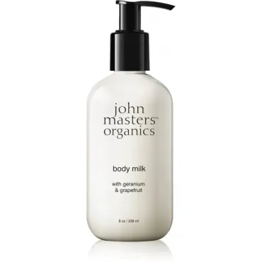 John Masters Organics Geranium & Grepefruit kūno pienas 236 ml