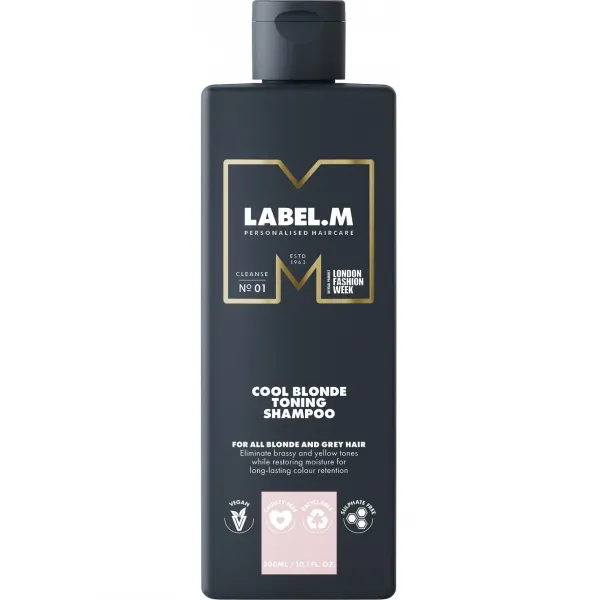 Label.m Cool Blonde tonizuojantis šampūnas 300 ml