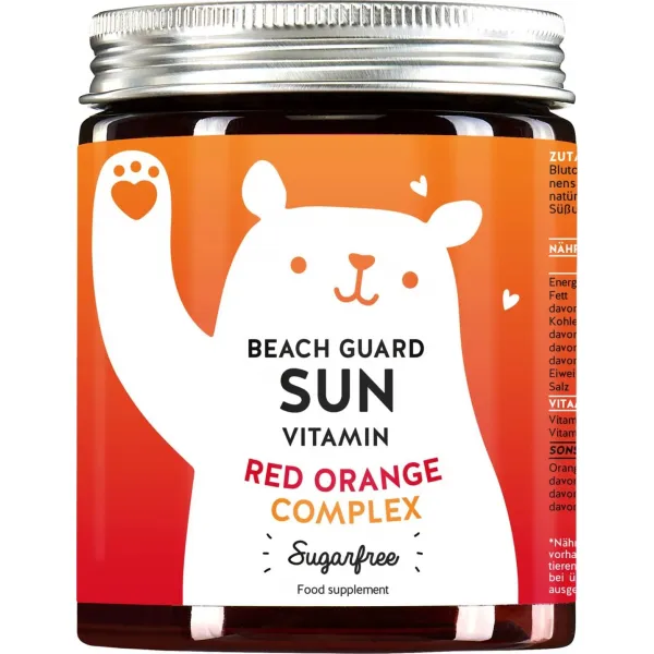 Bears With Benefits Beach Guard Sun Red Orange maisto papildai 150 g