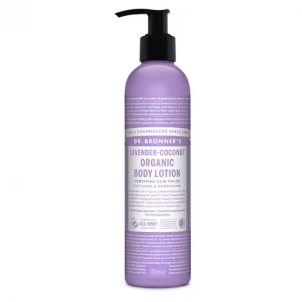 Dr. Bronner's Organic Lavender-Coconut kūno losjonas 240 ml