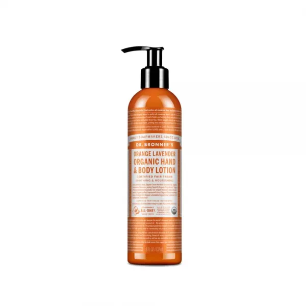 Dr. Bronner's Organic Orange-Lavender kūno losjonas 240 ml