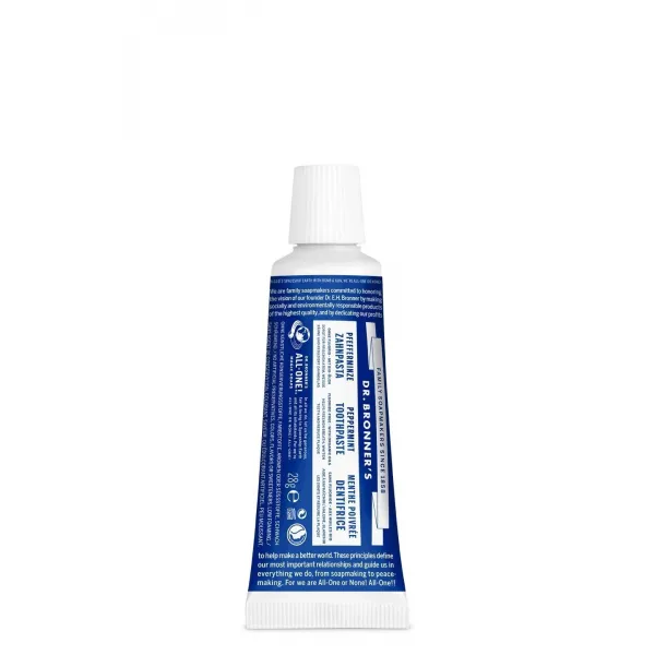 Dr. Bronner's Peppermint Travel Size dantų pasta 28 g