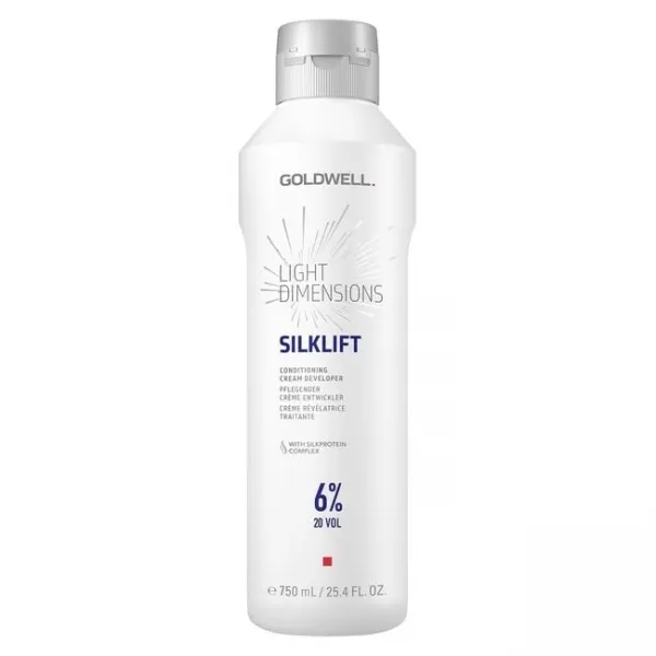 Goldwell Light Dimensions Silklift 6% kondicionuojamasis kremas Developer 750 ml