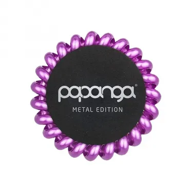 Papanga Metal Edition Metallic Purple Big Hair Ring