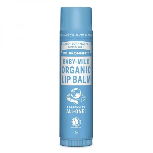 Dr. Bronner's Organic Baby-Mild lūpų balzamas 4 g