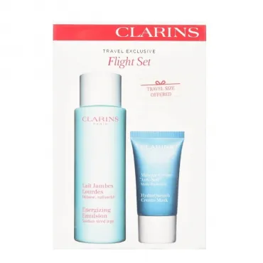 Clarins Set Flight Travel Set Energizing Emulsion 125ml + Hydra Quench Creeam Mask 15ml